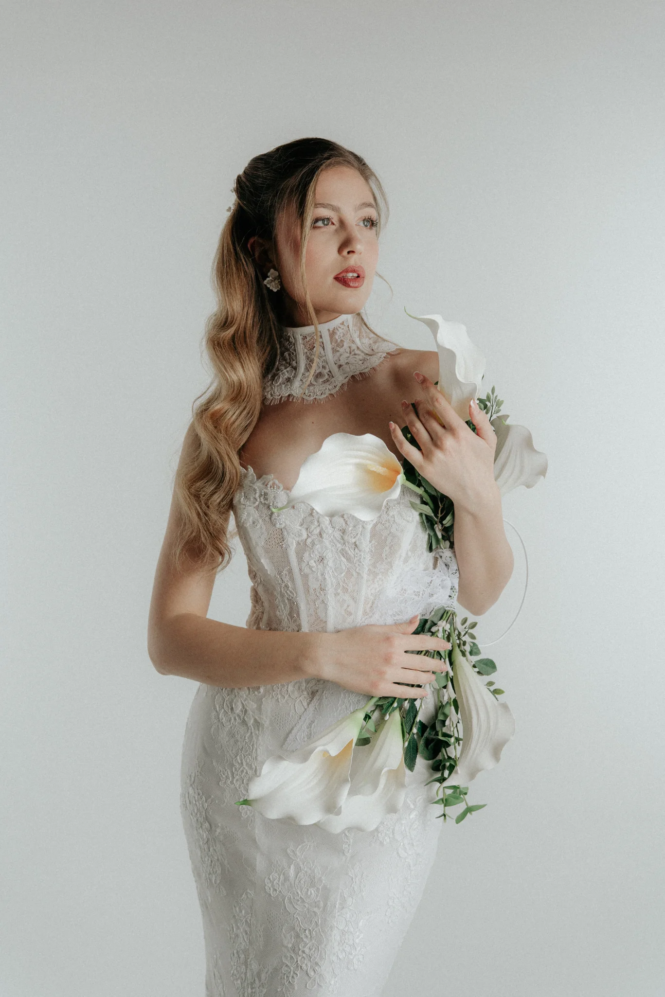 Olasz stílusú menyasszonyi ruha időtlen eleganciával